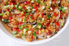 蒜蓉粉絲花甲的做法